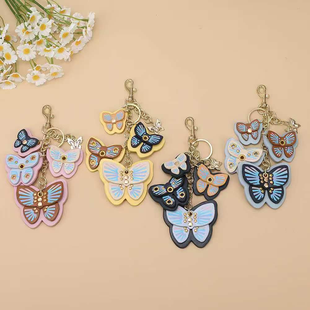 Layered Butterfly Charm Bag Charm & Keychain