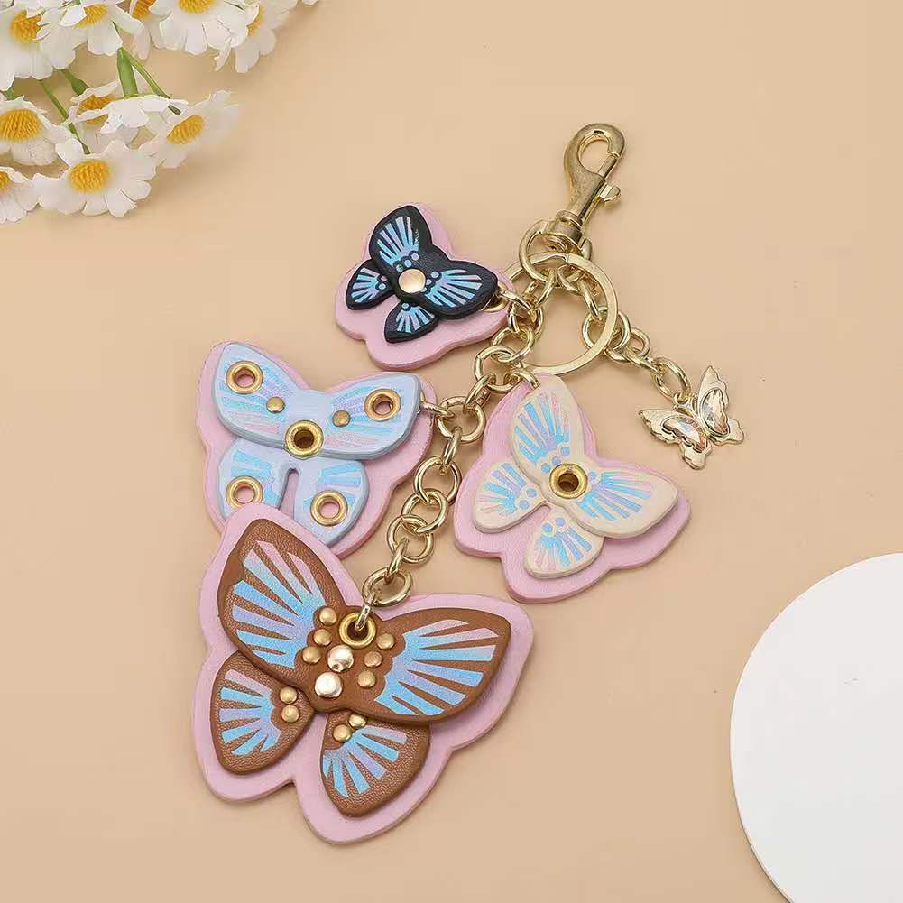 Layered Butterfly Charm Bag Charm & Keychain