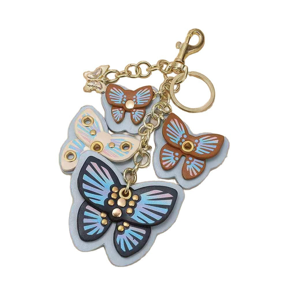 Layered Butterfly Charm Bag Charm & Keychain
