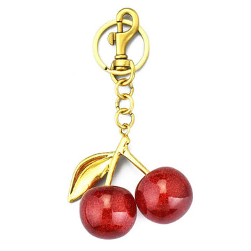 Sparkle Cherry Bag Charm & Keychain