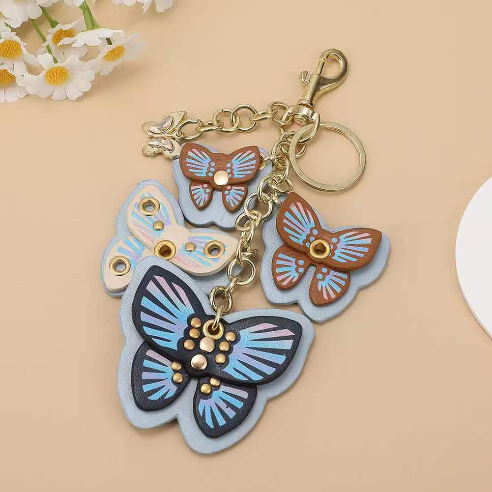 Layered Butterfly Charm Bag Charm & Keychain